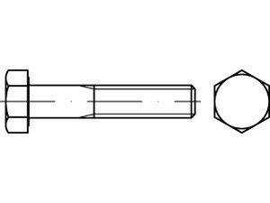 DIN 931 12.9 M10 x 60 5 Stk Sechskantschraube mit Schaft