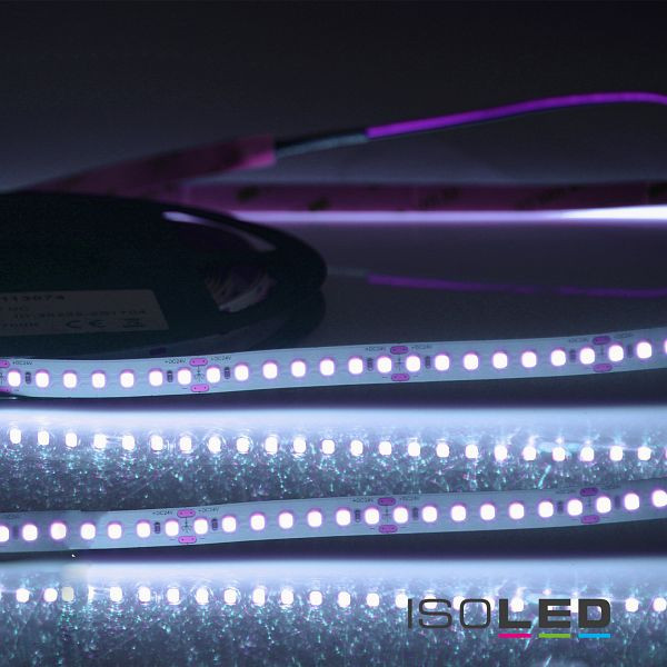 ISOLED LED CRI Food Flexband Fish, 24V DC, 14,4W, IP54 Nano beschichtet, 5m Rolle, 140 LED/m, 115067