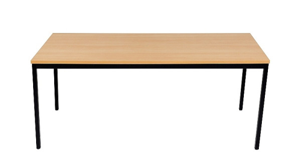 Mades Mehrzwecktisch 180x80 cm Buche Dekor/schwarz, MA1078561sbuA