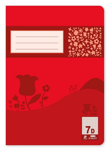 Staufen Heft PREMIUM LIN 7 - A5, 32 Blatt, 90 g/qm, kariert, 734010607