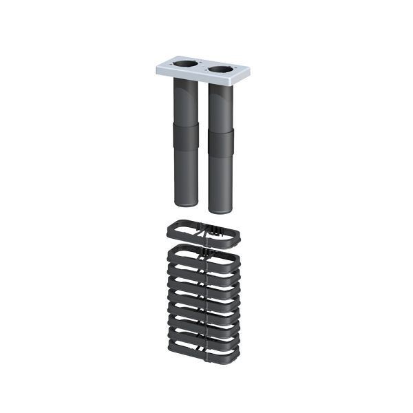 Hauff Verlängerungsset, 9 St. Stapelrahmen L=198 mm, SR2, 3030486948