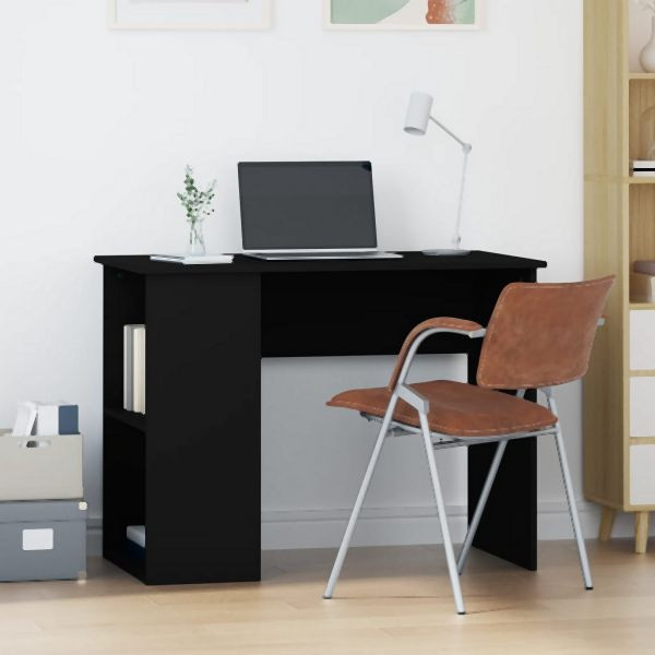 vidaXL Schreibtisch Schwarz 100x55x75 cm Holzwerkstoff, 823025