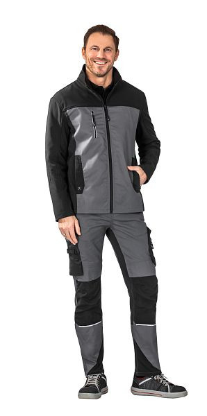 Planam Norit Herren Hybridjacke, schiefer/schwarz, Größe 106, 6501106