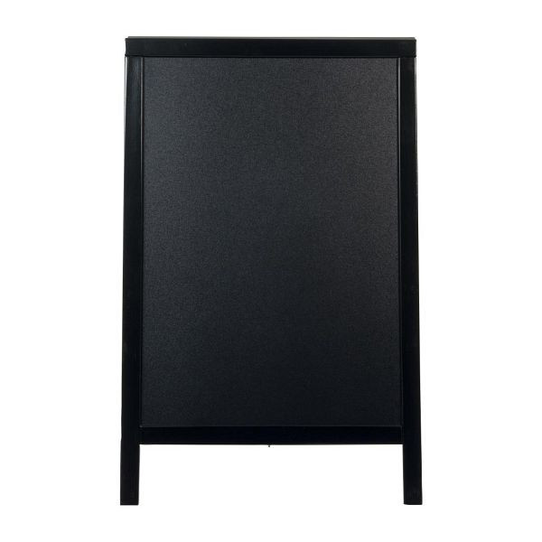 Securit Schwarzer Hölzerner kleiner Gehweg Kreide Tafel Schild, CU900
