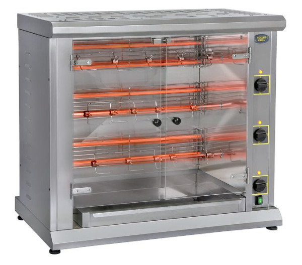 ROLLER GRILL Elektro-Hähnchengrill mit 3 Spießen, RBE120Q