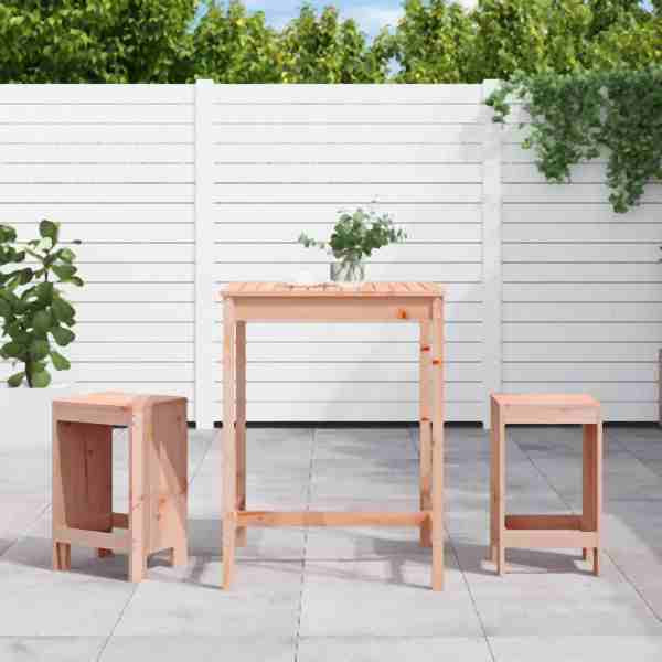 vidaXL 3-tlg. Gartenbar-Set Massivholz Douglasie, 3157738