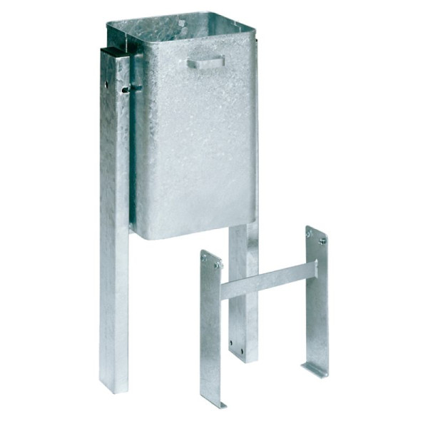 Stein HGS Abfallbehälter -Cubo Naldo-, enzianblau /ohne Dach, zum Einbetonieren, 17300