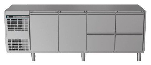 ALPENINOX Kühltisch, 4 Abteile CRIO HPM 4-7031, für GN 1/1, steckerfertig, Umluftkühlung, 402712078