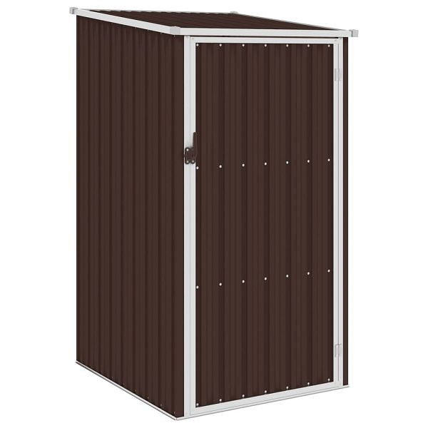 vidaXL Gerätehaus Braun 87x98x159 cm Verzinkter Stahl, 46292