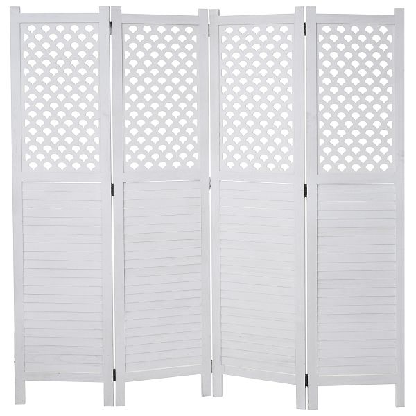 Mendler Paravent HWCA84 Raumteiler Trennwand Sichtschutz Ornamente