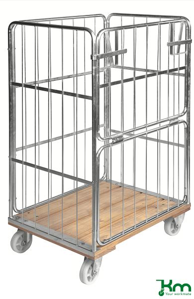 BRB Schrägbodenwagen – 5 Etagen, 1050x500x1880 Mm, 2 Lenk- & 2 Bockrollen, Traglast 250 Kg, Für Lager & Werkstatt