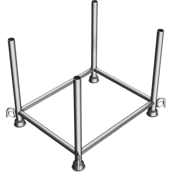 Stein HGS Stapelpalette, verzinkt, Innenmaße: 0,90 x 0,70 x 0,70 m, 50102