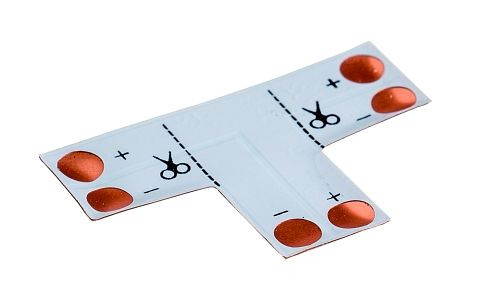 rutec T/Eck-Platine einfarbig 10 mm IP20 Zubehör für VARDAFlex LED-Strips, 70511