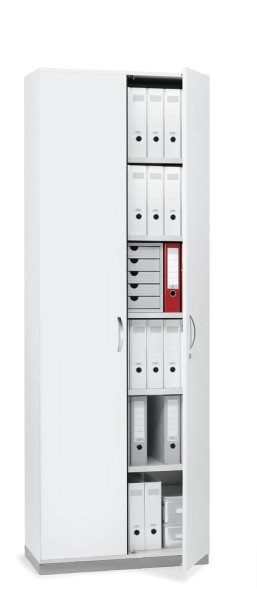 Deskin Flügeltürenschränke MULTI M pro, Dekor weiß, B 800 x H 2250 x T 420 mm, 294441