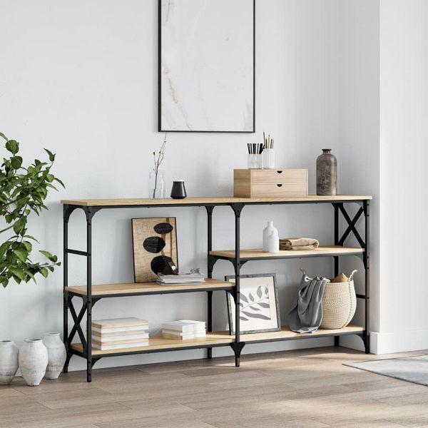 vidaXL Konsolentisch Sonoma-Eiche 150x29x76,5 cm Holzwerkstoff, 835470