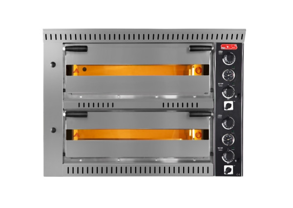 SGS Gastro Profi-Pizzaofen, 4+4 34 cm, 12 kW, PO 7070 DE