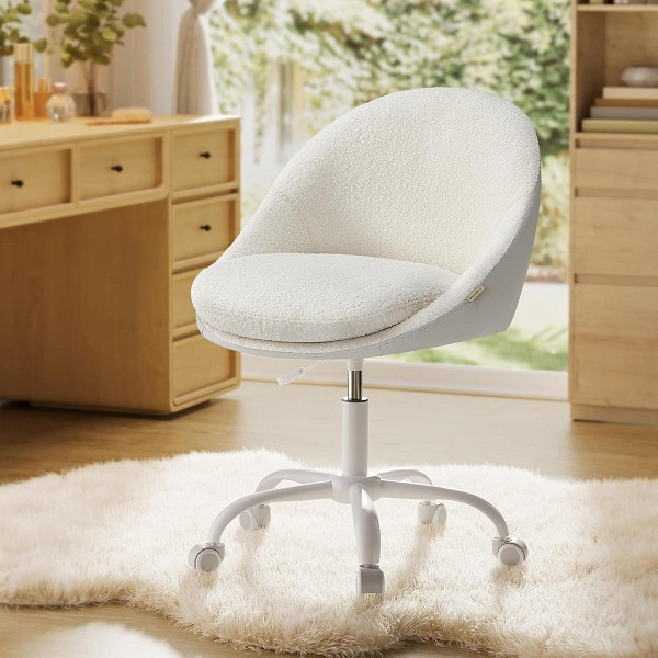 SONGMICS Amtsvorsitzender, Cappuccino Beige, 56x60x(83,3-93,3) cm, OBG020W01