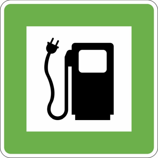 Stein HGS Hinweisschild, Elektrotankstelle, 51.5272