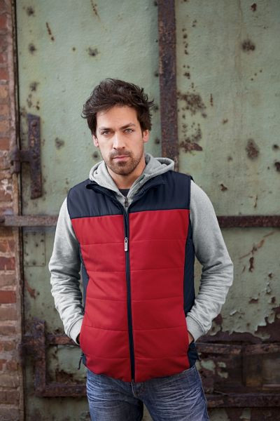 Korsar High-Q Winterweste poppyrot-schwarz in Größe 3XL, 3370965834