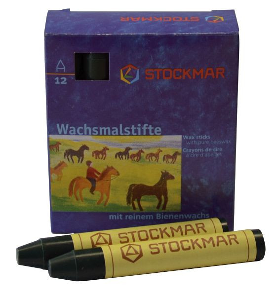 Stockmar Wachsmalstifte - grün, VE: 12 Stück, 330-07, 4019365330079