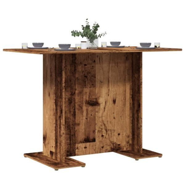 vidaXL Esstisch Altholz-Optik 110x60x75 cm Holzwerkstoff, 855808