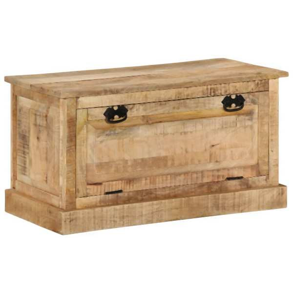 vidaXL Schuhbank 85x40x45 cm Massivholz Mango, Massivholz, 337827