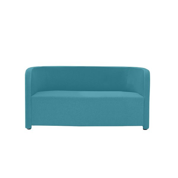 Bisley Sessel Vivo, Zweisitzer, Niedrige Rückenlehne, 2 Seitentaschen, NE0411 türkis, VIV2S2.NE0411