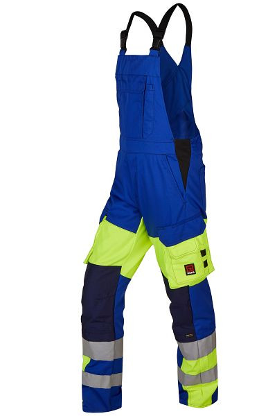 ROFA Latzhose 2500, Größe 54, Farbe 481-kornblau-leuchtgelb, 5702500-481-54