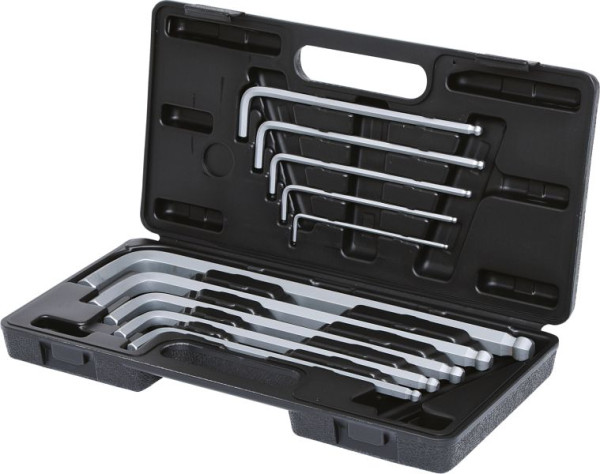 KS Tools Kugelkopf-Innensechskant-Winkelstiftschlüssel-Satz, XL, 10-tlg, 151.2150