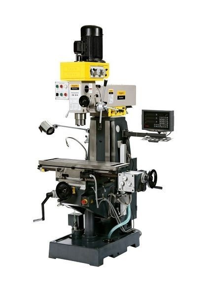 Epple Getriebe - Bohr - Fräsmaschine FM 50 S DIGI mit mechanischem Vorschub, Kühlmitteleinrichtung und Digitaleinrichtung, 235 3350