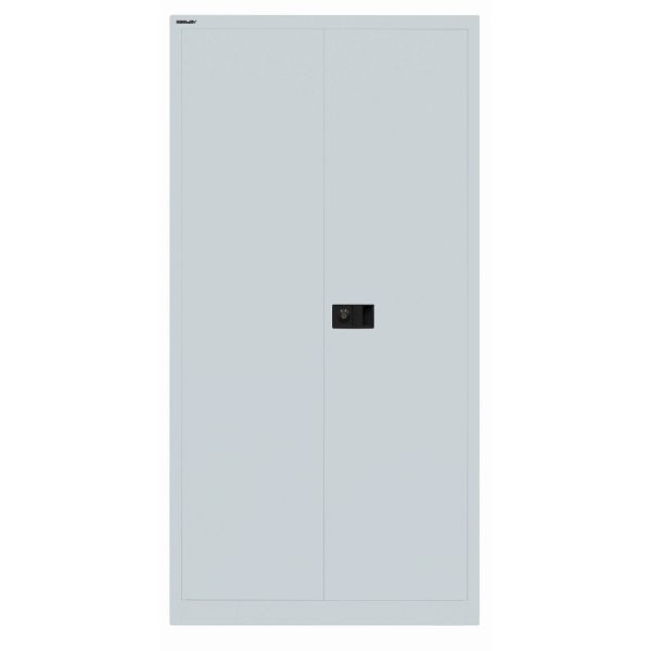 Bisley Flügeltürenschrank UNIVERSAL, 3 Fachböden für 4 Ordnerhöhen, 145 lichtgrau antibakteriell, Belastbarkeit: 80kg je Fachboden, E722A03G145