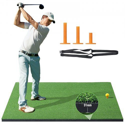 VEVOR Golfschlagmatte Übungsmatte 152x152cm Trainingshilfe Tragbar Faltbar, DYJQDDYJQD5XV3P1HV0