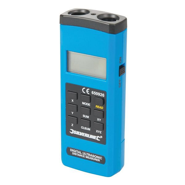 Silverline Digitales Distanzmessgerät, 0,55–15 m, 650926