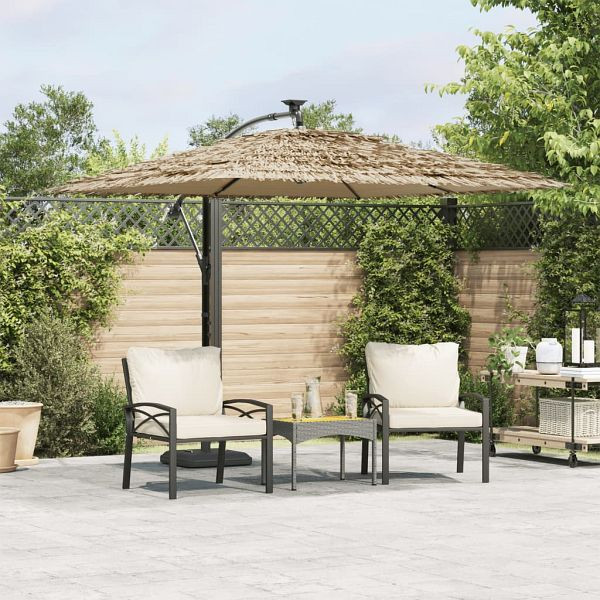 vidaXL Sonnenschirm mit Stahlmast Braun 246x246x230 cm, 4005074