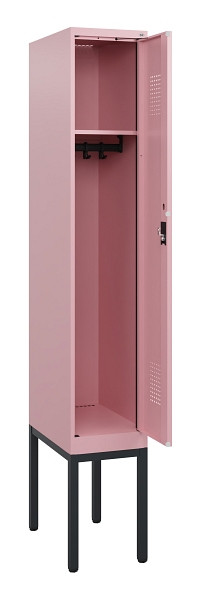 C+P Spind Evolo PLUS, Gestell, 1 Abteil, 1950x300x500mm, 3015/3015, Zylinderschloss, 0490305-10 S10051