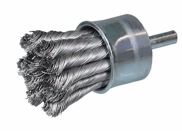HiKOKI Pinselbürste 20x0,26 mm/ 6 mm, Stahl, gezopft, 751340