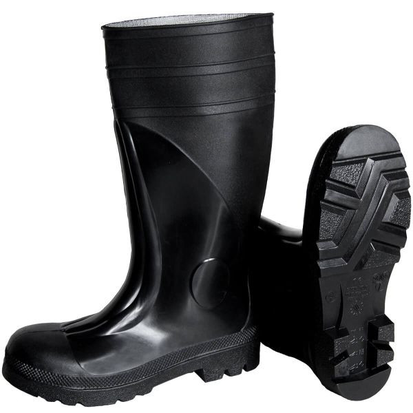 L+D BLACK-SAFETY S5 PVC-Stiefel, schwarz EN ISO 20345, Größe: 39, 2491-39