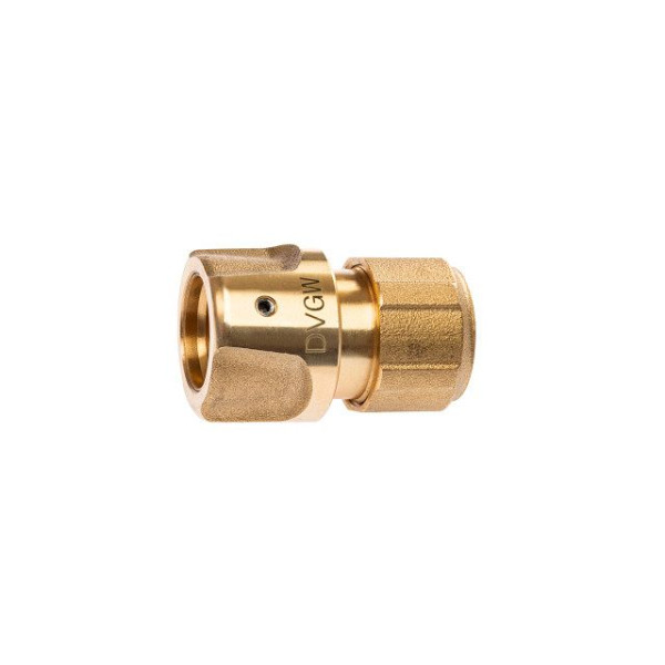 GEKA plus Schlauchstück Trinkwasser 5/8" - 16mm MS DVGW VP550, VE: 5 Stück, 46.1813.8