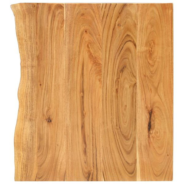 vidaXL Badezimmer-Waschtischplatte Massivholz Akazie 80x52x3,8 cm, 286320
