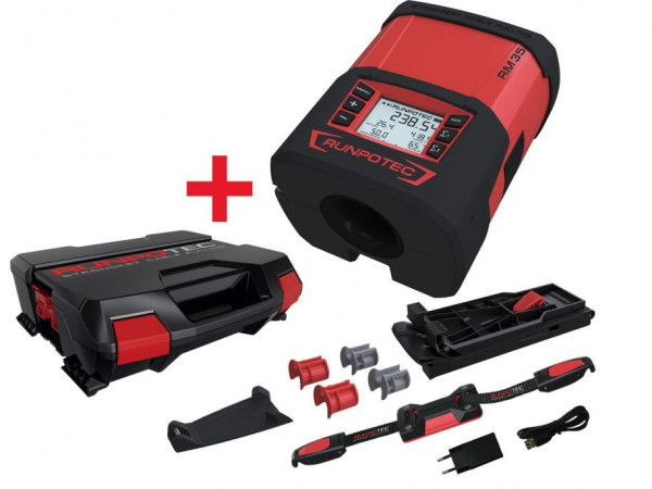 Runpotec RUNPOMETER RM35 - Kabellängenmessgerät, Digital - für Kabel von Ø 2 bis Ø 32 mm, 10172