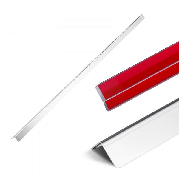 VEVOR Kantenschutz 10er-Pack, 25x25x1217mm, Edelstahl, 90°-Winkel, mit 3M Klebeband, für Zuhause, Büro & öffentliche Räume, BXGHJ1BXG10PYKQQ0001V0