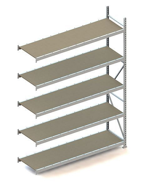 Meta MINI-RACK AR 3000x2200x650 mm, verzinkt, mit Spanplatte, Bodenanzahl: 5, 20051344