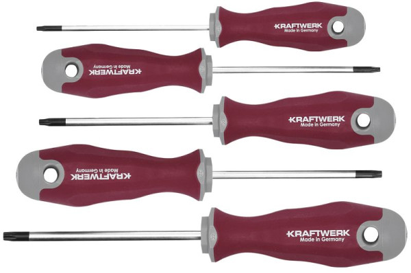 Kraftwerk PRO LINE Schraubendrehersatz für TX 5-tlg, 105.402.003