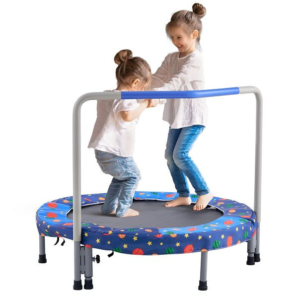 VEVOR Trampolin Faltbares Trampolin, 100kg Rebounder-Trampolin 91,44 cm Blau, ETBC36YCYXBC34346V0