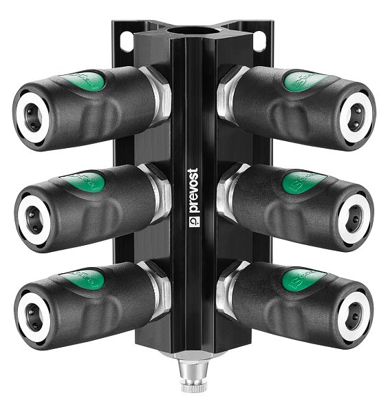 Produktbild von Stickstoffdruck-Test-Kit Für Hydrospeicher – 3 Manometer, 7 Kupplungen, Schlauch 2m, 0-40 MPa