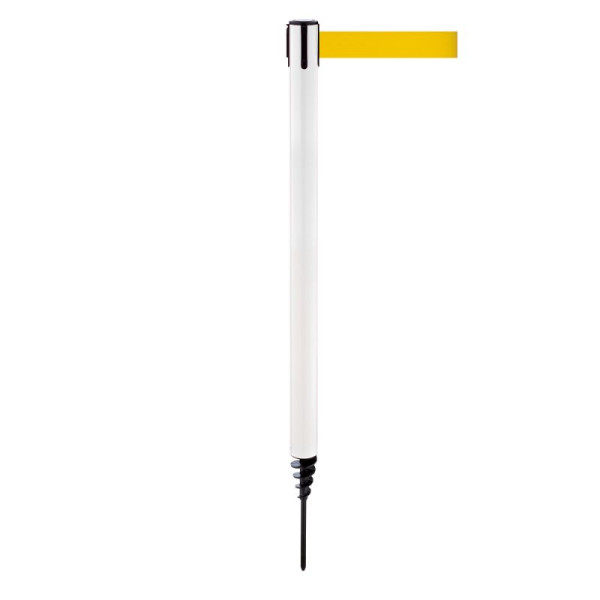 Stein HGS Personenleitsystem -P-Line Outside-, weiß, gelb, mit Gurtendstück (Standard), 37690-1001