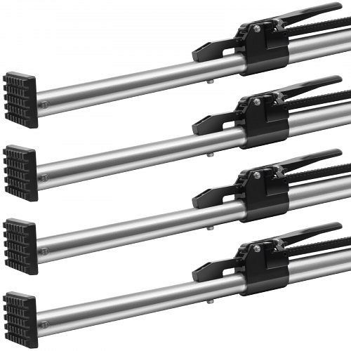 VEVOR 4 Packungen 89,5"-104,5" Stahl-Ratschen-Laststangenschloss mit Pads für Transporter, LKWs, HLYCSJTJ89104CONSV0