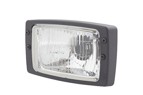HELLA Halogen-Hauptscheinwerfer - Modul 6213 - 12V - Referenzzahl: 10 - ECE - gehärtete Streuscheibe - rechts/links, 1AB 006 213-027