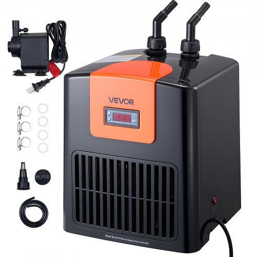 VEVOR 200L Aquarium Wasserkühler/Heizgerät, Hochdurchfluss-Pumpe, Titan-Verdampfer, Zubehör, schnelle Kühlung, YGLNJ01HPHS06NRGF001V2