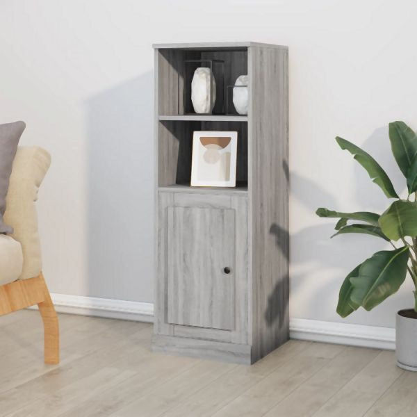 vidaXL Highboard Grau Sonoma 36x35,5x103,5 cm Holzwerkstoff, 816326